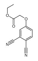 ethyl 2-(3,4-dicyanophenoxy)acetate Structure