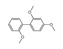 1,1-Biphenyl,2,2,4-trimethoxy-(9CI) structure
