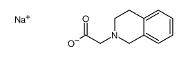 sodium,2-(3,4-dihydro-1H-isoquinolin-2-yl)acetate Structure