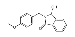 3-hydroxy-2-[(4-methoxyphenyl)methyl]-3H-isoindol-1-one Structure