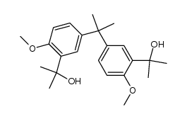 2,2-bis-[3-(2-hydroxy-2-propyl)-4-methoxyphenyl]-propane Structure