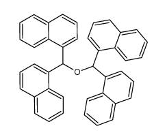 bis[di(1-naphthyl)methyl] ether Structure