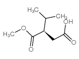 (R)-2-ISOPROPYLSUCCINIC ACID-1-METHYL ESTER Structure