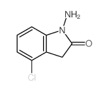 2H-Indol-2-one,1-amino-4-chloro-1,3-dihydro- Structure