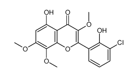 chlorflavonin结构式