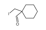 1-Iodmethyl-1-formyl-cyclohexan Structure