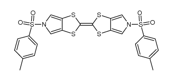 bis(N-tosylpyrrolo-[3,4-d])tetrathiafulvalene结构式