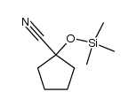 cyclopentanone cyanohydrin trimethylsilyl ether Structure