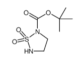 1,2,5-噻二唑烷-2-羧酸叔丁酯 1,1-二氧化物结构式