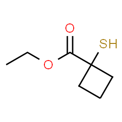 Cyclobutanecarboxylic acid, 1-mercapto-, ethyl ester (9CI)结构式