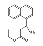 ETHYL (R)-3-AMINO-3-(1-NAPHTHYL)-PROPIONATE结构式