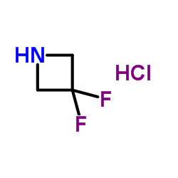 3,3-Difluorazetidinhydrochlorid(1:1) structure