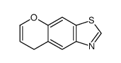 8H-Pyrano[3,2-f]benzothiazole(9CI) Structure