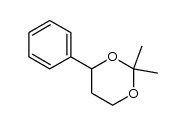 1,3-Dioxane,2,2-dimethyl-4-phenyl-(9CI) structure