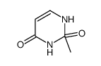 2,4(1H,3H)-Pyrimidinedione,2-methyl- Structure