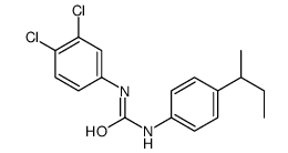 1-(4-butan-2-ylphenyl)-3-(3,4-dichlorophenyl)urea结构式