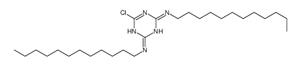 6-chloro-2-N,4-N-didodecyl-1,3,5-triazine-2,4-diamine结构式