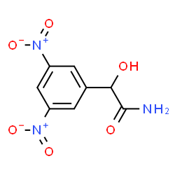 Benzeneacetamide,-alpha--hydroxy-3,5-dinitro- Structure