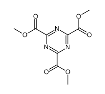 trimethyl 1,3,5-triazine-2,4,6-tricarboxylate Structure