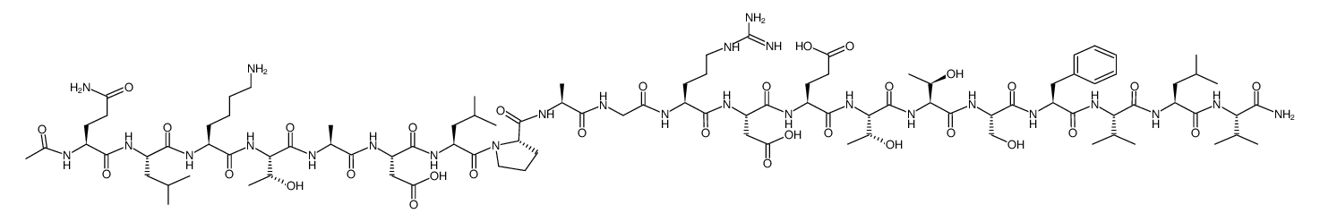 Acetyl-Adhesin (1025-1044) amide structure