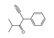 4-methyl-3-oxo-2-phenyl-pentanenitrile结构式