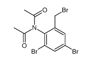 2-DIACETYLAMINO-3,5-DIBROMOBENZYLBROMIDE Structure