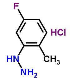 5-氟-2-甲基苯肼盐酸盐结构式