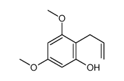 3,5-dimethoxy-2-prop-2-enylphenol Structure