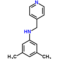 (3,5-DIMETHYL-PHENYL)-PYRIDIN-4-YLMETHYL-AMINE Structure