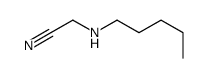 Acetonitrile, (pentylamino)- structure