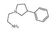2-(3-苯基-1-吡咯烷)-乙胺结构式