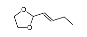 2-(but-1-en-1-yl)-1,3-dioxolane Structure