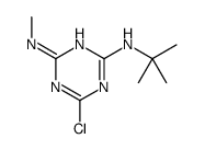 2-N-tert-butyl-6-chloro-4-N-methyl-1,3,5-triazine-2,4-diamine Structure