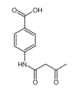 4-[(1,3-二氧代丁基)氨基]苯甲酸结构式