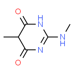 4,6(1H,5H)-Pyrimidinedione, 5-methyl-2-(methylamino)- (9CI) structure