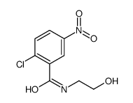 2-Chloro-N-(2-hydroxyethyl)-5-nitrobenzamide结构式