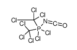 dichloro-isocyanato-bis(trichloromethyl)-λ5-phosphane Structure