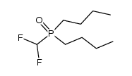 dibutyl(difluoromethyl)phosphine oxide结构式