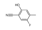 Benzonitrile, 5-fluoro-2-hydroxy-4-methyl- (9CI) Structure