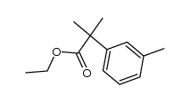 α,α,3-trimethylbenzeneacetic acid ethyl ester Structure