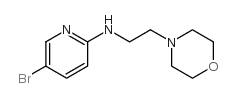 5-BROMO-N-(2-MORPHOLINOETHYL)PYRIDIN-2-AMINE structure