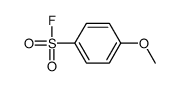 4-methoxybenzenesulfonyl fluoride structure