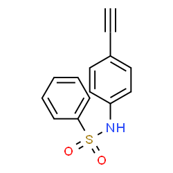 N-(4-Ethynylphenyl)benzenesulfonamide structure