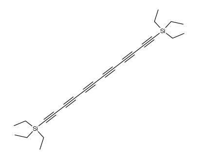 hexa-Si-ethyl-Si,Si'-dodecahexaynediyl-bis-silane Structure