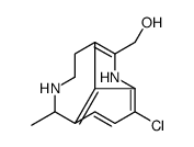 3,4,5,6-Tetrahydro-9-chloro-6-methyl-1H-azepino[5,4,3-cd]indole-2-methanol Structure