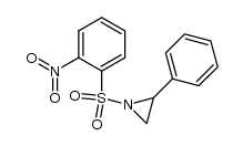 N-(2-nitrobenzenesulfonyl)-2-phenylaziridine结构式