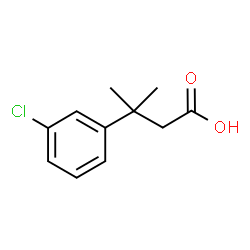 3-(3-Chlorophenyl)-3-methylbutanoic acid picture