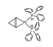 cyclopropenebis(triphenylphosphine)platinum Structure