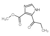 5-(1-氧代丙基)-1H-咪唑-4-羧酸甲酯结构式