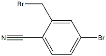 4-Bromo-2-(bromomethyl)benzonitrile Structure